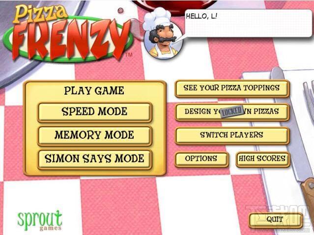 疯狂披萨,Pizza Frenzy