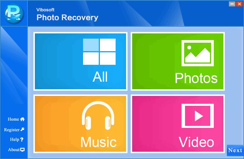 Vibosoft Photo Recovery下载,音乐恢复,视频恢复
