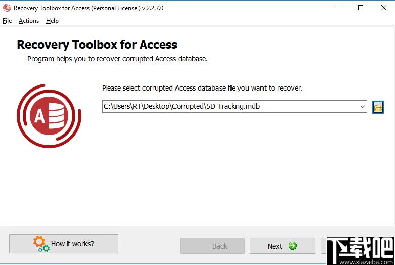 Recovery Toolbox for Access下载,MDB文件修复