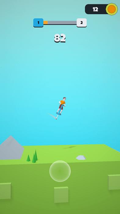 跳跳杆酷跑(pogo run)下载,跑酷游戏,闯关游戏,跳跳杆酷跑