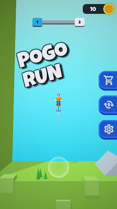 跳跳杆酷跑(pogo run)下载,跑酷游戏,闯关游戏,跳跳杆酷跑