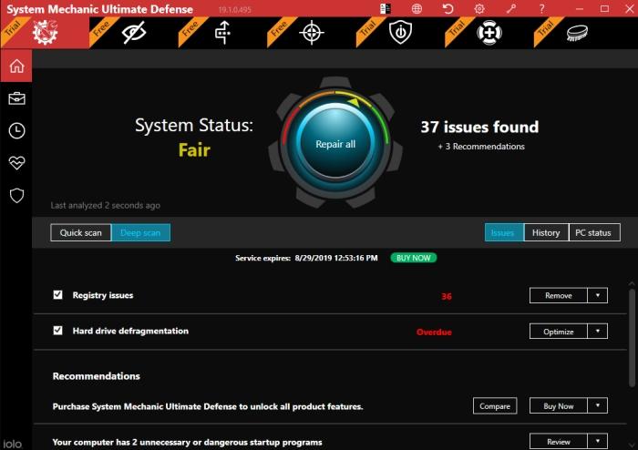 SystemMechanic2020,系统优化.