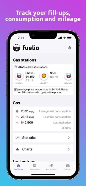 fuelio官方版下载,fuelio,汽车管理app,追踪app